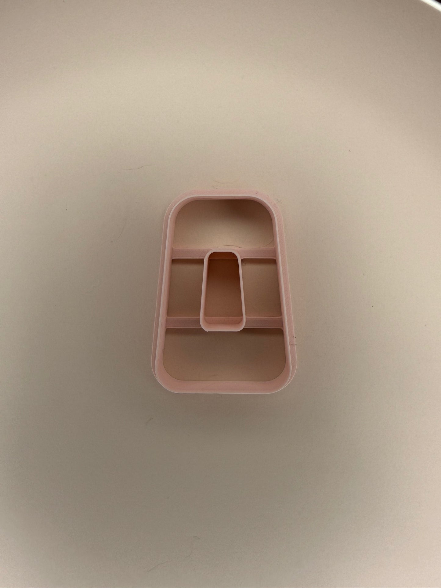 Elongated doughnut drop